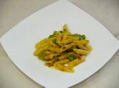 Italian Traditional Pasta With Broad Beans Sauce